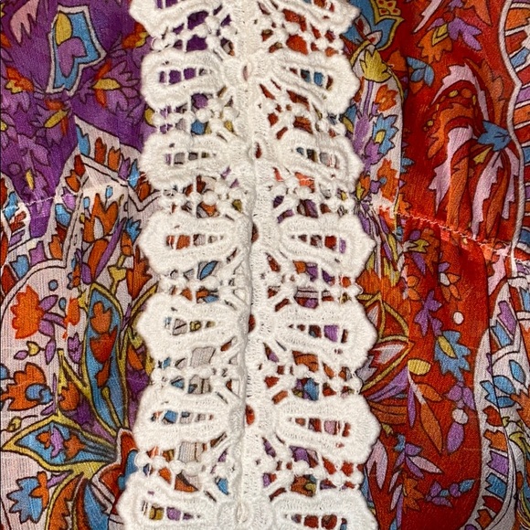 patterned bohemian top - Picture 3 of 5